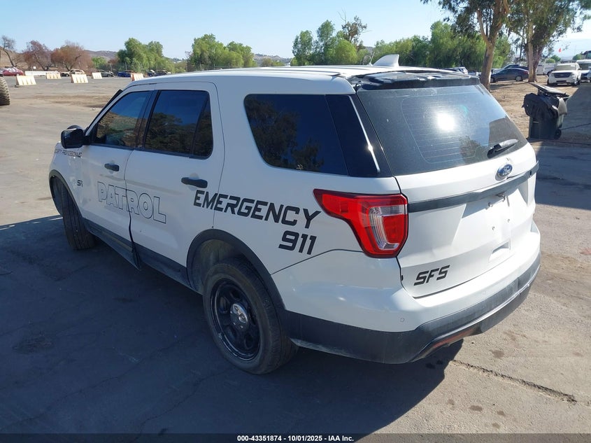 2016 FORD POLICE INTERCEPTOR - 1FM5K8AR3GGB73987