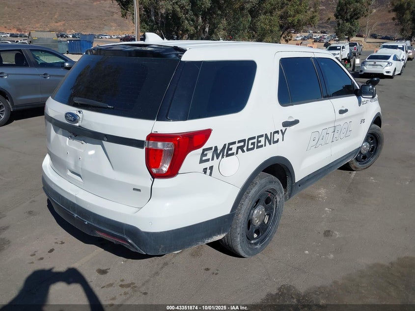 2016 FORD POLICE INTERCEPTOR - 1FM5K8AR3GGB73987