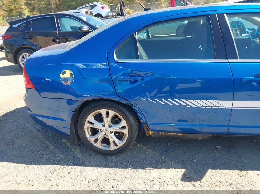 2012 Ford Fusion Se VIN: 3FAHP0HAXCR234250 Lot: 43351916