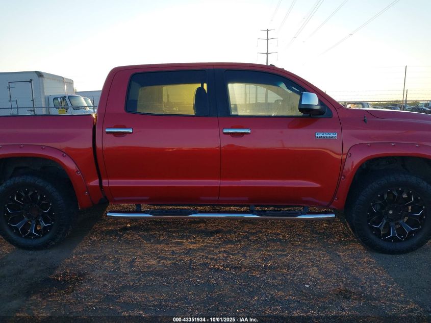 2015 Toyota Tundra Platinum 5.7L V8 VIN: 5TFGY5F1XFX190989 Lot: 43351934