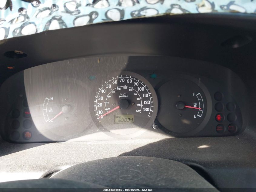 2003 Kia Spectra Ls VIN: KNAFB121535265162 Lot: 43351945