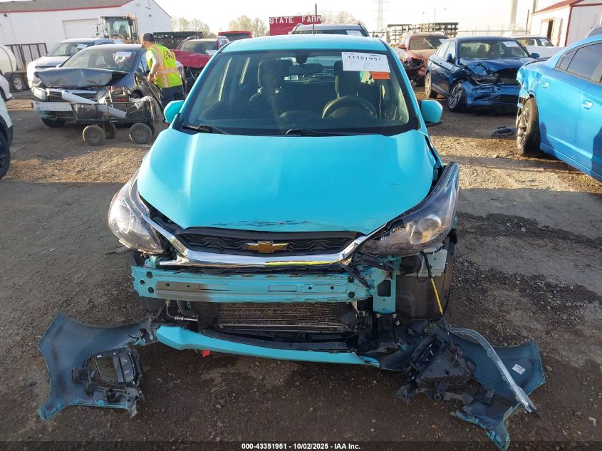 2021 Chevrolet Spark Fwd 1Lt Automatic VIN: KL8CD6SAXMC709770 Lot: 43351951