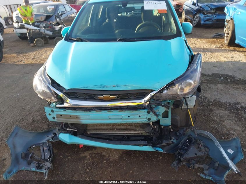 2021 Chevrolet Spark Fwd 1Lt Automatic VIN: KL8CD6SAXMC709770 Lot: 43351951