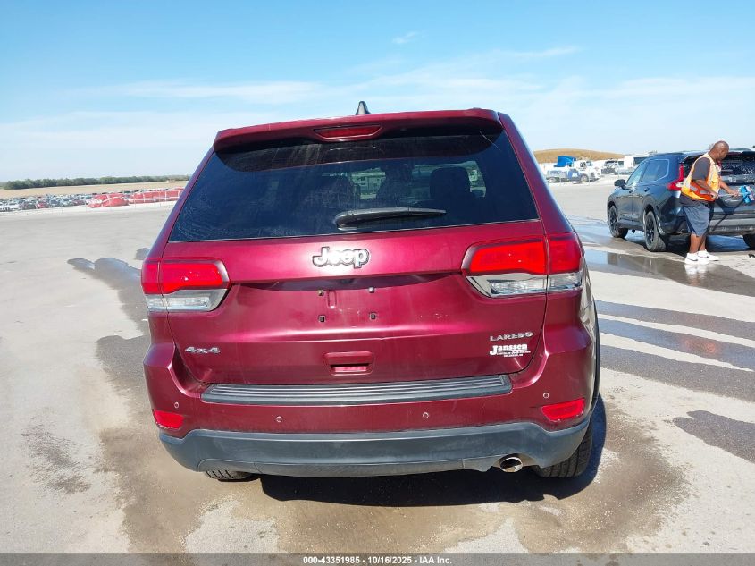 2020 Jeep Grand Cherokee Laredo 4X4 VIN: 1C4RJFAGXLC447957 Lot: 43351985