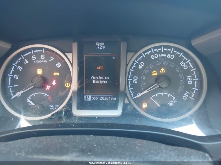 2016 Toyota Tacoma Sr5 V6 VIN: 5TFSZ5AN9GX025194 Lot: 43352001