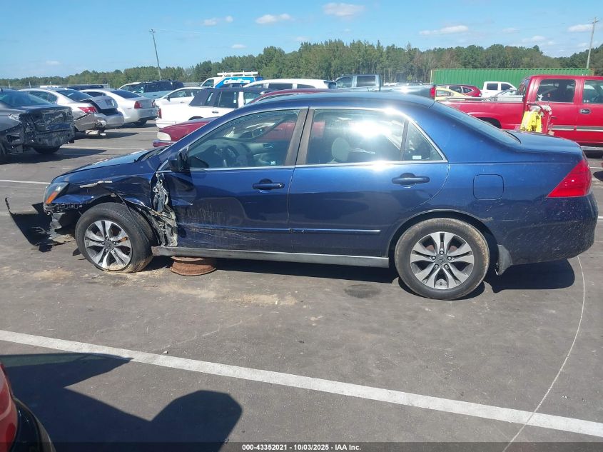 2007 Honda Accord 2.4 Lx VIN: 1HGCM56497A172381 Lot: 43352021