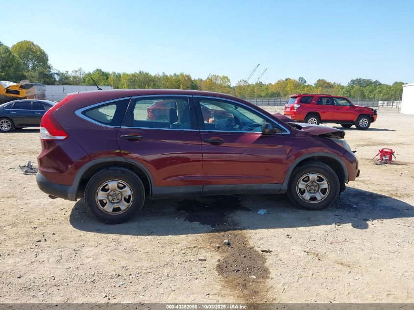 2013 Honda Cr-V Lx VIN: 5J6RM3H38DL000175 Lot: 43352050