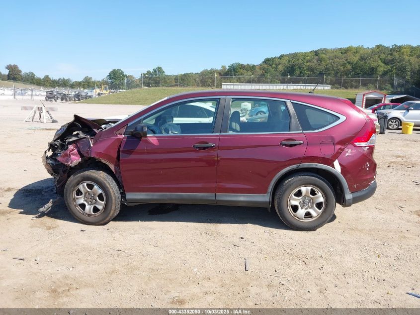 2013 Honda Cr-V Lx VIN: 5J6RM3H38DL000175 Lot: 43352050