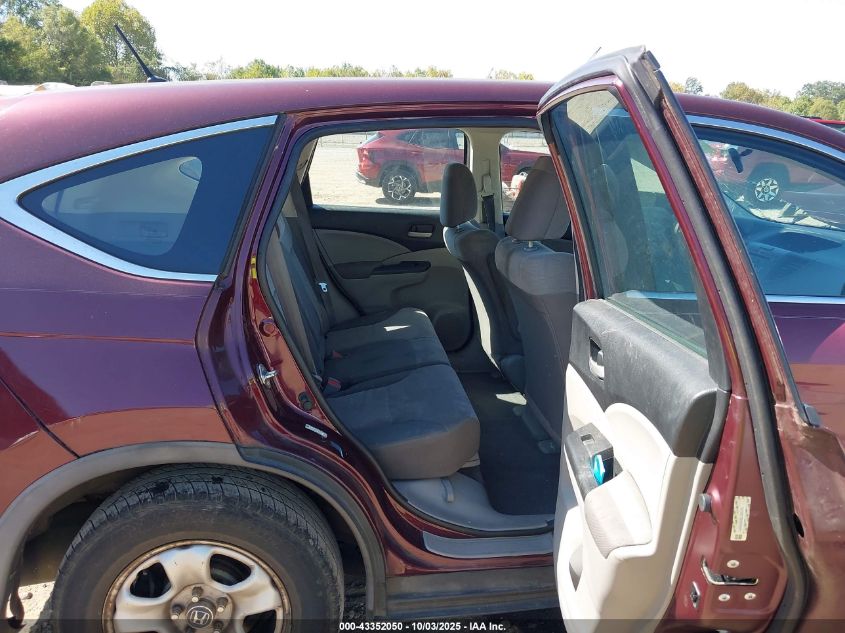 2013 Honda Cr-V Lx VIN: 5J6RM3H38DL000175 Lot: 43352050