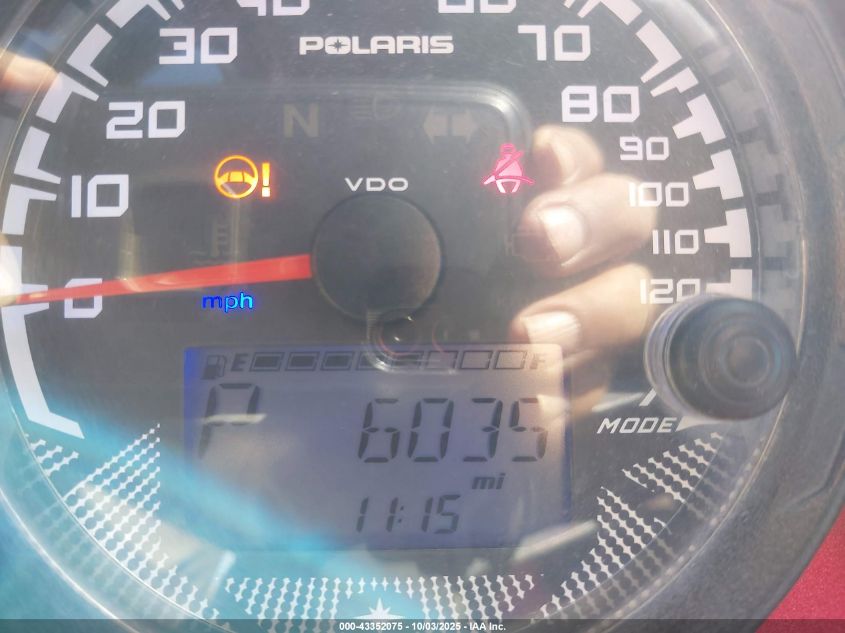 2016 Polaris Ranger Crew Xp 900-6 Eps VIN: 3NSRVE876GG826590 Lot: 43352075