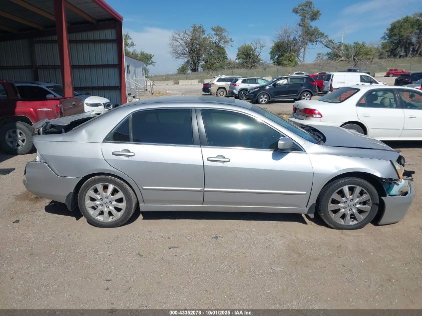 2007 Honda Accord 3.0 Ex VIN: 1HGCM66597A078757 Lot: 43352078