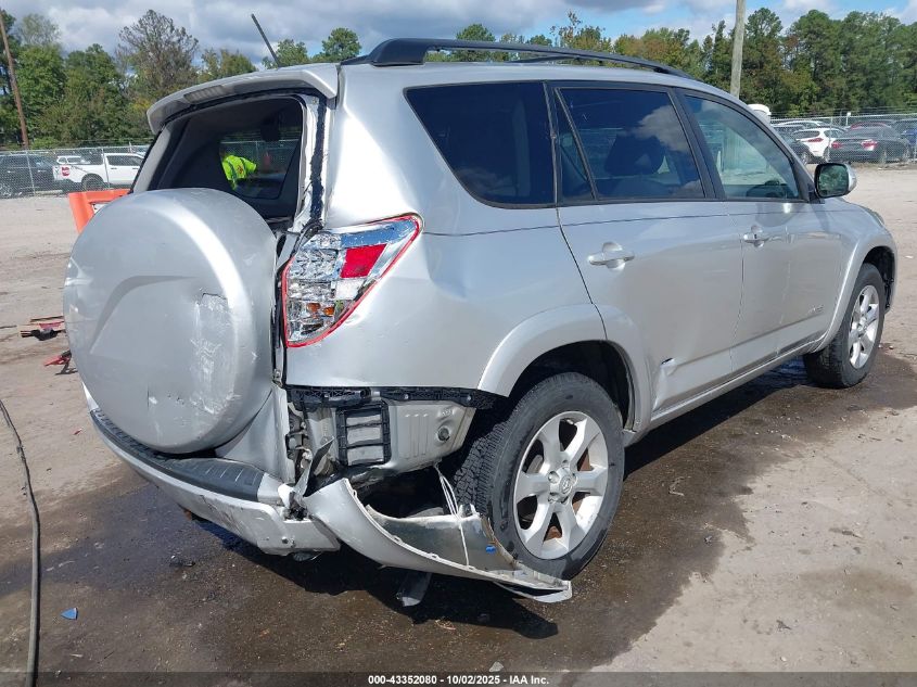 2012 Toyota Rav4 Limited V6 VIN: 2T3DK4DV9CW093481 Lot: 43352080