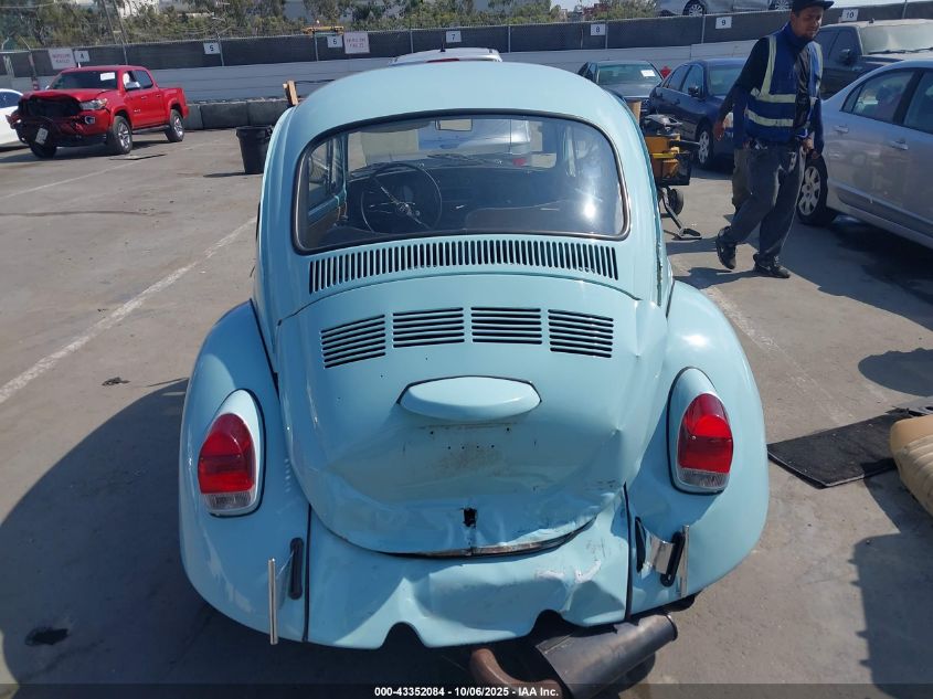 1972 Volkswagen Beetle VIN: 00000001122303946 Lot: 43352084