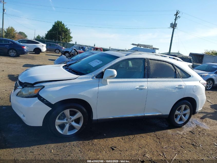 2011 Lexus Rx 350 VIN: 2T2BK1BAXBC093208 Lot: 43352100