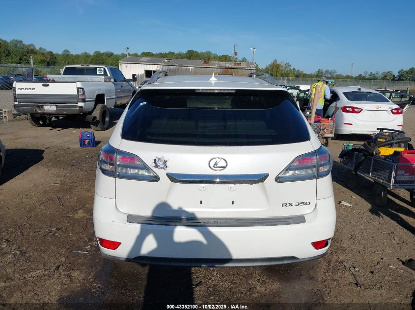 2011 Lexus Rx 350 VIN: 2T2BK1BAXBC093208 Lot: 43352100