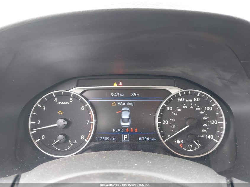 2024 Nissan Altima Sv Intelligent Awd VIN: 1N4BL4DW0RN360235 Lot: 43352103