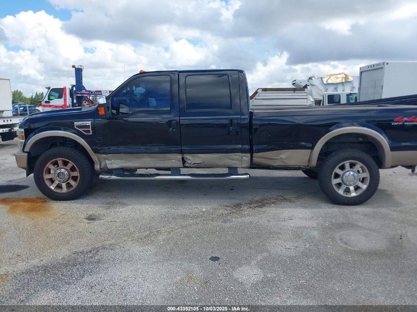 2008 Ford F-350 Fx4/Harley-Davidson/King Ranch/Lariat/Xl/Xlt VIN: 1FTWW31RX8EE18992 Lot: 43352105