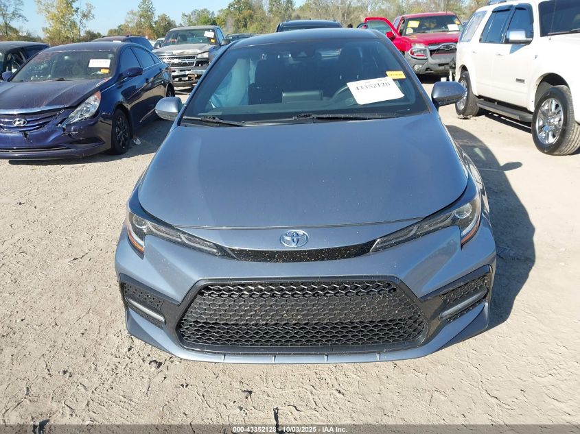 2021 Toyota Corolla Se VIN: 5YFS4MCE9MP092250 Lot: 43352128