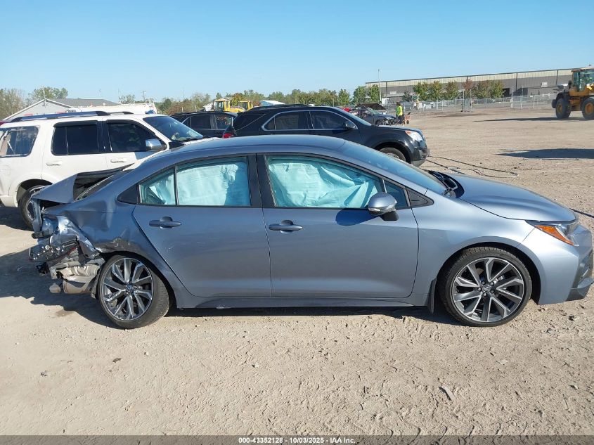 2021 Toyota Corolla Se VIN: 5YFS4MCE9MP092250 Lot: 43352128