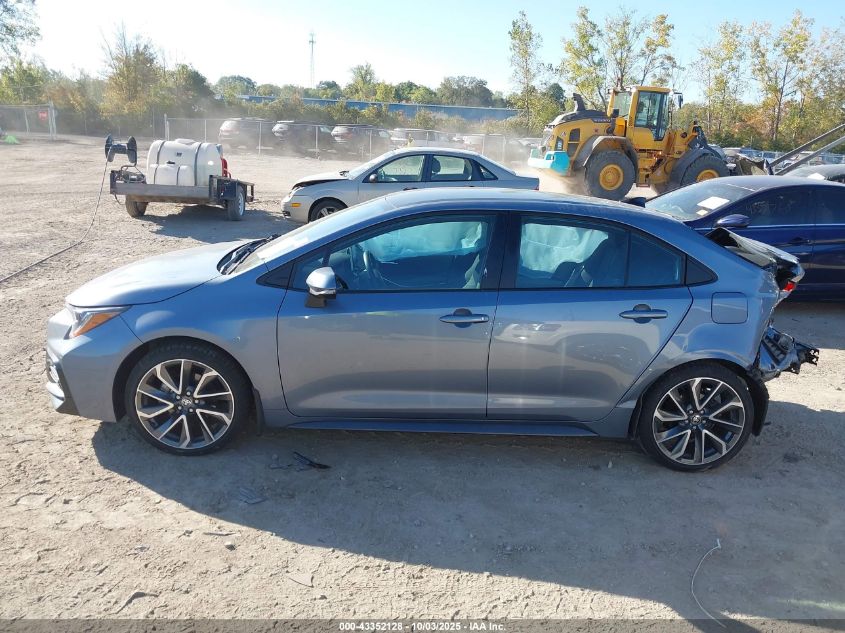 2021 Toyota Corolla Se VIN: 5YFS4MCE9MP092250 Lot: 43352128