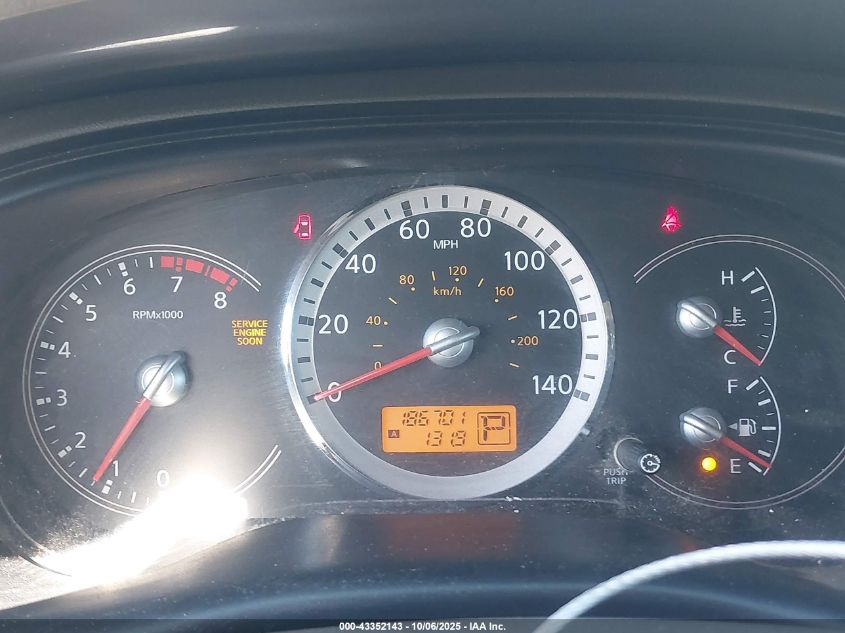 2008 Nissan Quest 3.5 VIN: 5N1BV28U58N118987 Lot: 43352143