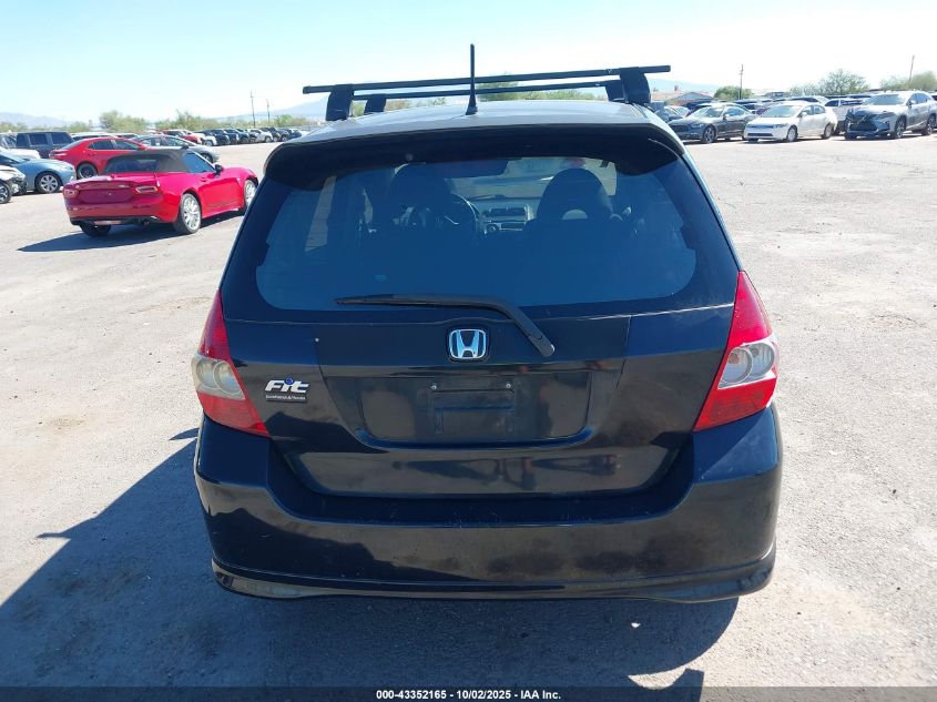 2008 Honda Fit Sport VIN: JHMGD38628S054606 Lot: 43352165