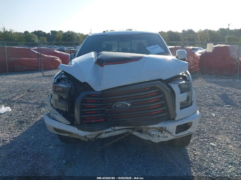 2017 Ford F-150 Lariat VIN: 1FTEW1EF4HFC71580 Lot: 43352168