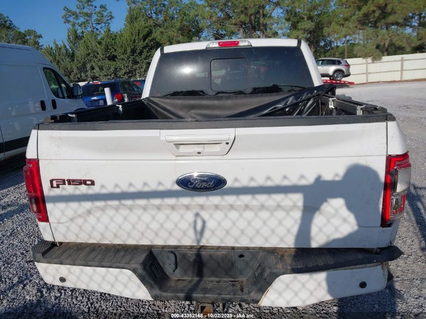 2017 Ford F-150 Lariat VIN: 1FTEW1EF4HFC71580 Lot: 43352168