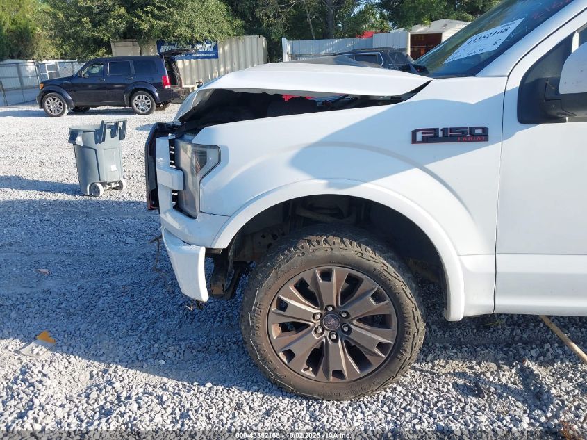 2017 Ford F-150 Lariat VIN: 1FTEW1EF4HFC71580 Lot: 43352168