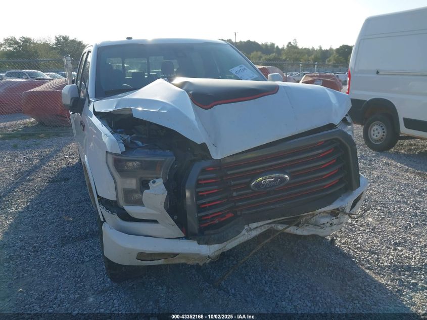 2017 Ford F-150 Lariat VIN: 1FTEW1EF4HFC71580 Lot: 43352168