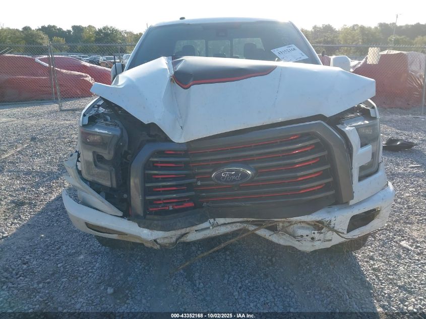 2017 Ford F-150 Lariat VIN: 1FTEW1EF4HFC71580 Lot: 43352168