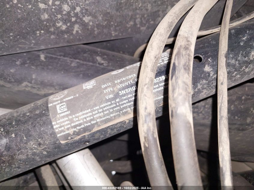 2023 Polaris Rzr Pro R Ultimate Launch Edition VIN: 3NSRGL2K4PG323944 Lot: 43352169