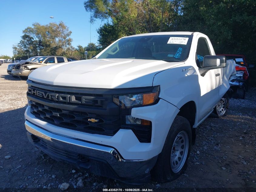 2023 Chevrolet Silverado 1500 2Wd Long Bed Wt VIN: 3GCNAAEK2PG339464 Lot: 43352170