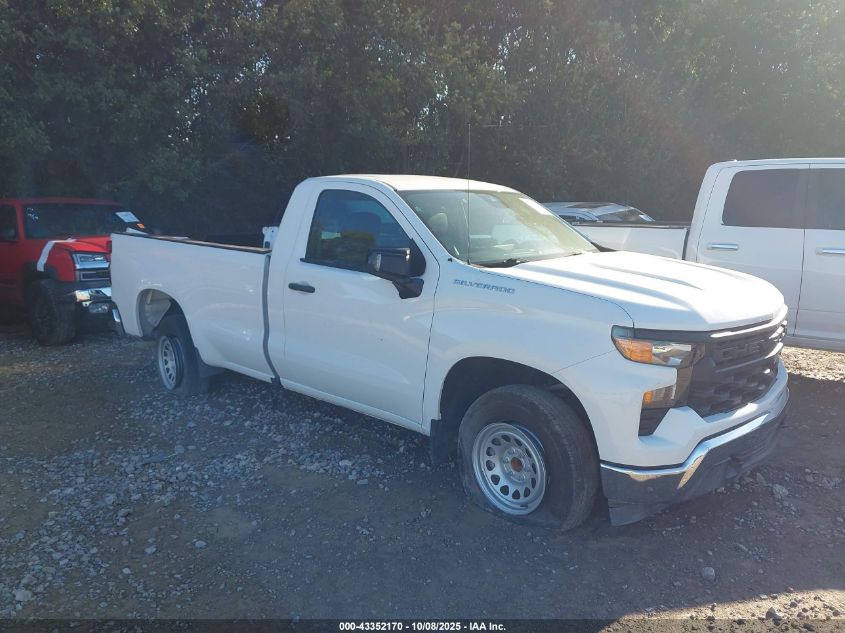 2023 Chevrolet Silverado 1500 2Wd Long Bed Wt VIN: 3GCNAAEK2PG339464 Lot: 43352170
