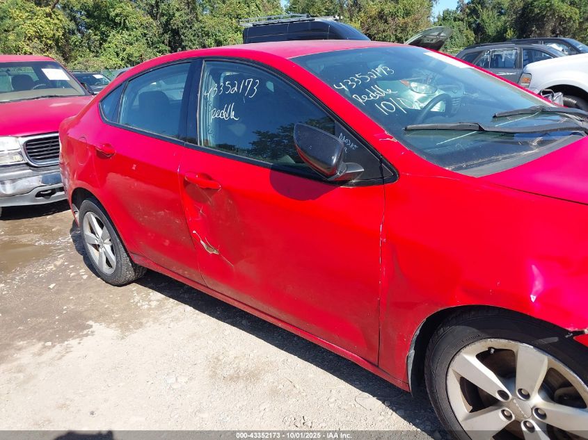 2016 Dodge Dart Sxt VIN: 1C3CDFBB8GD616135 Lot: 43352173