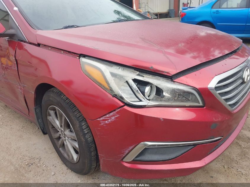 2015 Hyundai Sonata Se VIN: 5NPE24AFXFH097651 Lot: 43352175