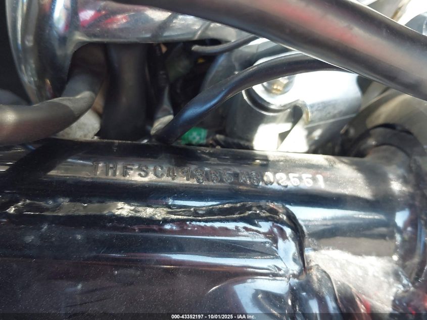 2005 Honda Vtx1800 R2 VIN: 1HFSC49365A302551 Lot: 43352197