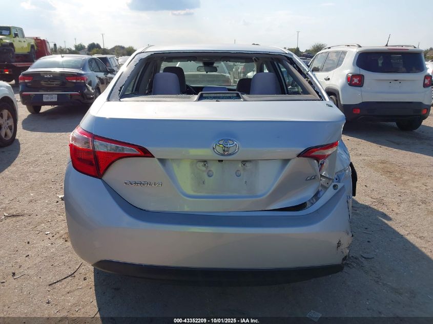 2017 Toyota Corolla Le VIN: 5YFBURHE0HP665211 Lot: 43352209