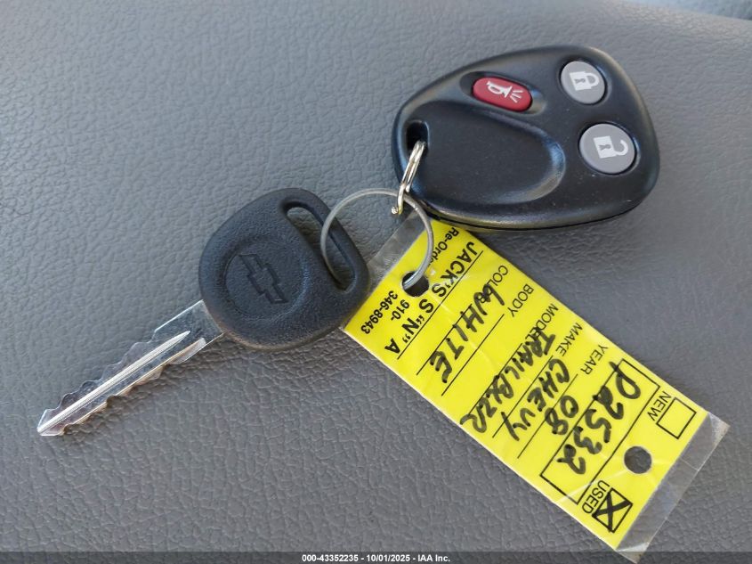 2008 Chevrolet Trailblazer Fleet VIN: 1GNDS13S682209765 Lot: 43352235