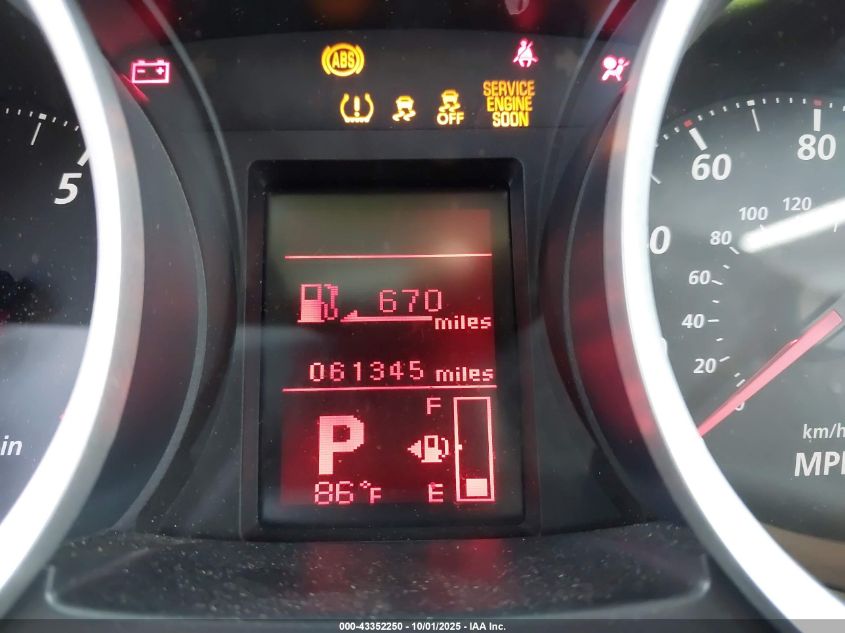 2011 Mitsubishi Lancer Es VIN: JA32U2FU9BU004612 Lot: 43352250