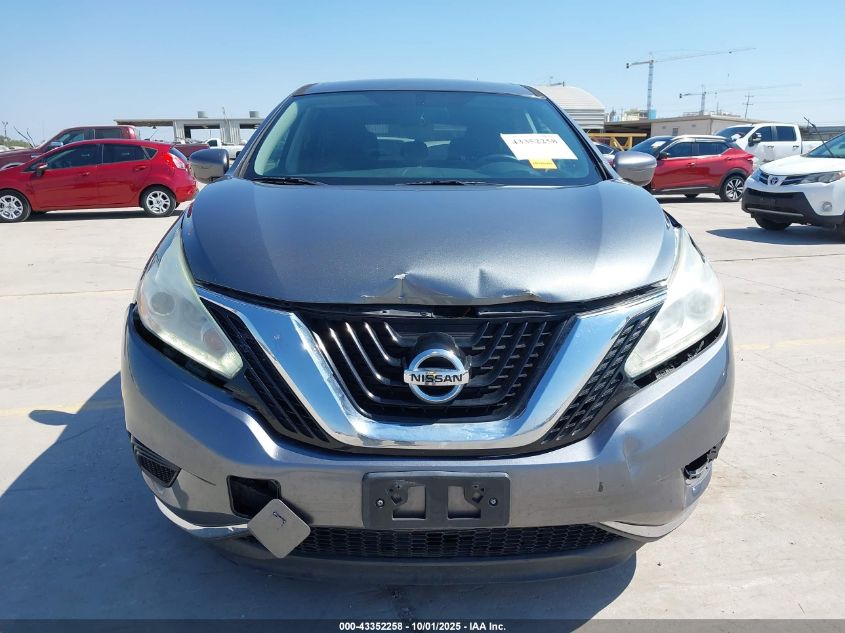 2017 Nissan Murano S VIN: 5N1AZ2MG4HN190621 Lot: 43352258