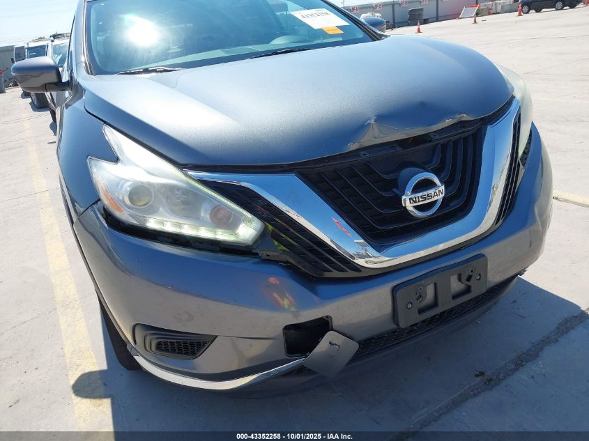 2017 Nissan Murano S VIN: 5N1AZ2MG4HN190621 Lot: 43352258