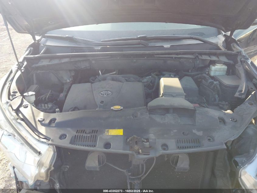 2017 Toyota Highlander Xle VIN: 5TDJZRFH1HS427837 Lot: 43352273