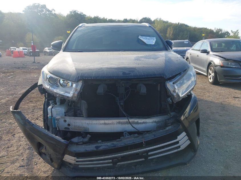2017 Toyota Highlander Xle VIN: 5TDJZRFH1HS427837 Lot: 43352273