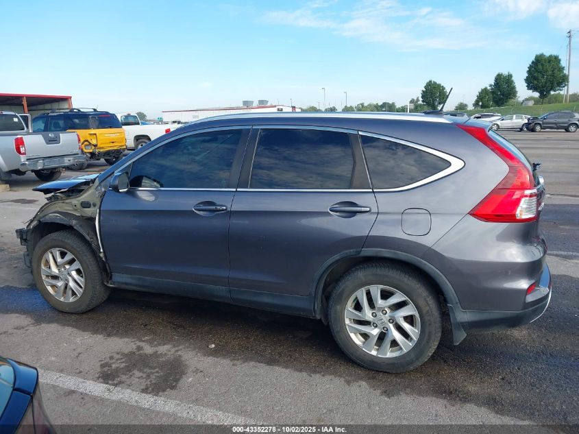 2015 Honda Cr-V Ex-L VIN: 5J6RM4H74FL107669 Lot: 43352278