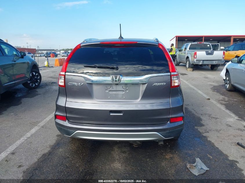 2015 Honda Cr-V Ex-L VIN: 5J6RM4H74FL107669 Lot: 43352278