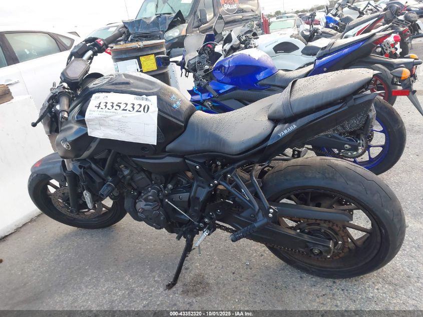 2022 Yamaha Mt07 C VIN: JYARM32Y7NA000655 Lot: 43352320