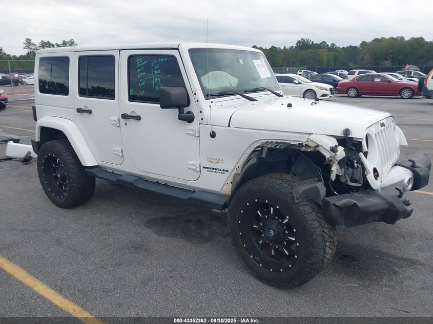2014 JEEP WRANGLER UNLIMITED SAHARA - 1C4BJWEG7EL321294