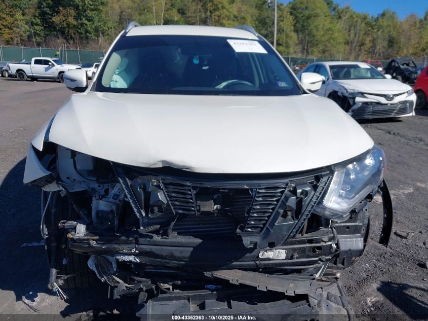 2017 Nissan Rogue Sv VIN: KNMAT2MV2HP615391 Lot: 43352363