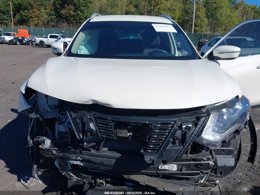 2017 Nissan Rogue Sv VIN: KNMAT2MV2HP615391 Lot: 43352363